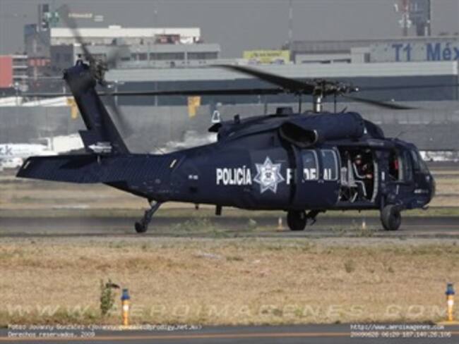 Disparan a un helicóptero de la Policía Federal en Michoacán