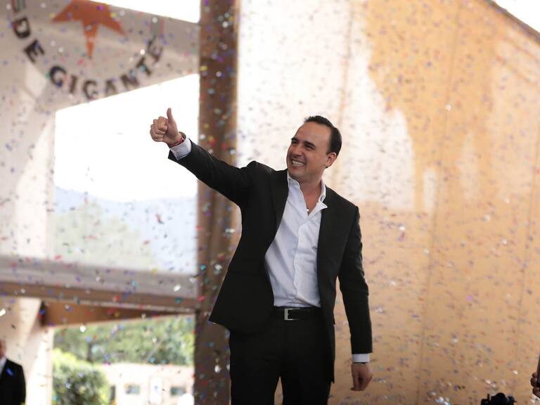 SALTILLO, COAHUILA, 01DICIEMBRE2023.- Manolo Jiménez Salinas, nuevo gobernador de Coahuila, rindió protesta ciudadana ante simpatizantes del Partido Acción Nacional (PAN) en el auditorio del parque Las maravillas en Saltillo, Coahuila.
FOTO: ALEJANDRO RODRÍGUEZ/CUARTOSCURO.COM