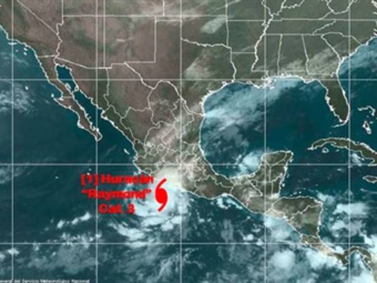 Se degrada huracán Raymond a categoría 1