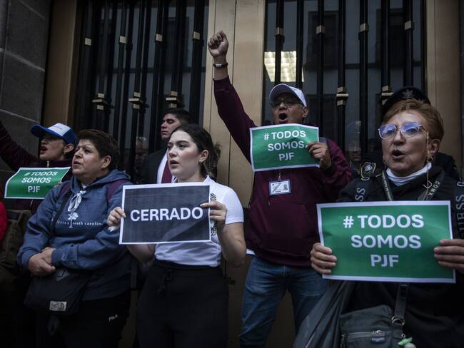 Sigue jornada de resistencia por parte de trabajadores del PJF
