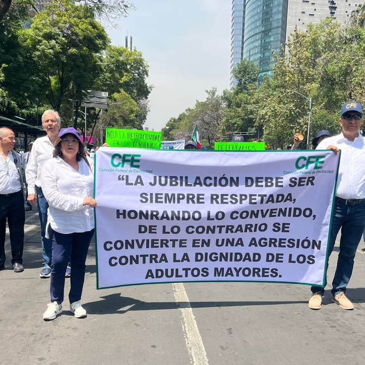 Reforma a pensiones de CFE: jubilados denuncian impacto y anuncian acciones legales
