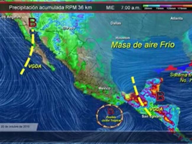 Pronóstico del tiempo del 20 de octubre