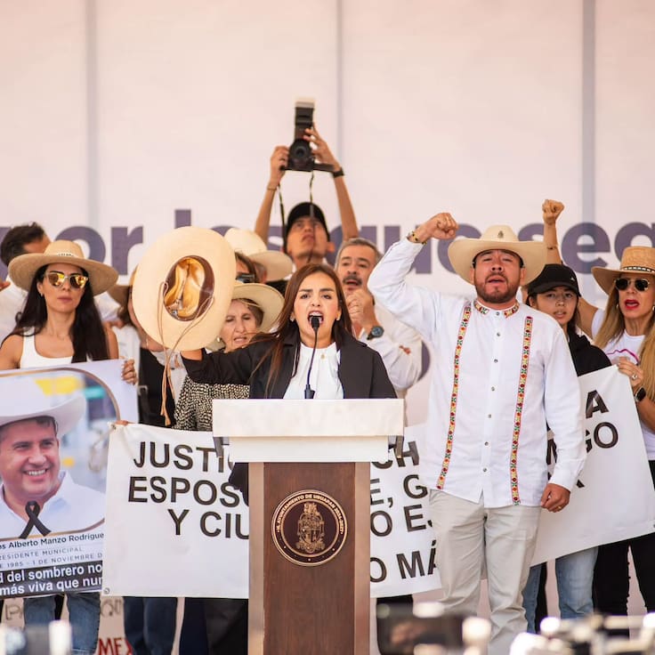 Grecia Quiroz pide a la FGR atraer el caso del asesinato de Carlos Manzo