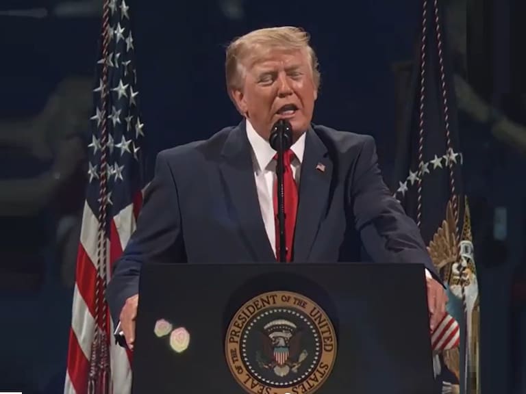 Trump afirma superioridad sobre China y el comunismo y reitera su intención de eliminar el sufragio por correo en su discurso del 250 Aniversario de la Independencia de EE.UU.