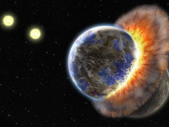La Tierra se formó por el choque violento de dos planetas