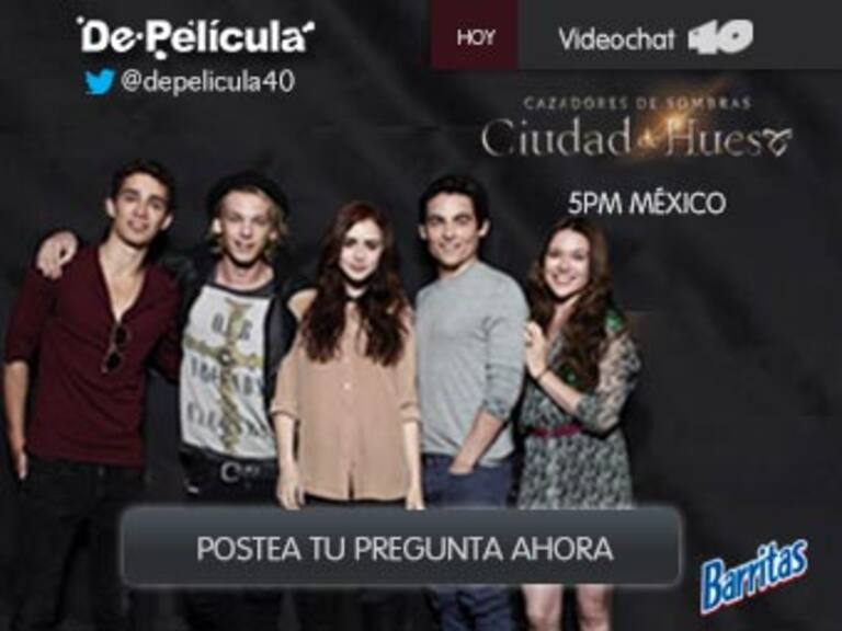 Sigue en vivo el video chat con protagonistas de 'Cazadores de Sombra'