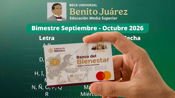 Nuevo calendario Beca Benito Juárez octubre 2026: estas serían las fechas tentativas de depósito
