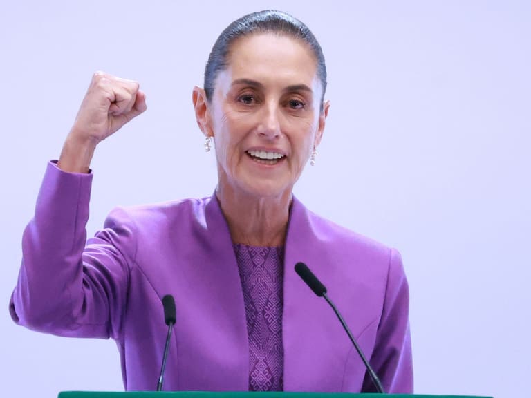Claudia Sheinbaum aparece en la cima del ranking presidencial de Latinoamérica. Getty Images