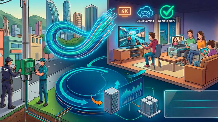 izzi se alía con Harmonic para acelerar el despliegue de fibra óptica en México