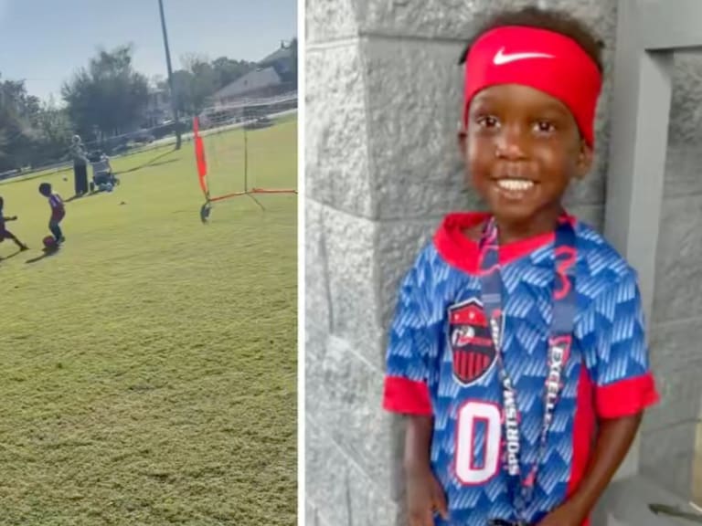 Nevada Pierre, el pequeño futbolista que provocó una disputa entre padres y organizadores en Florida. FB