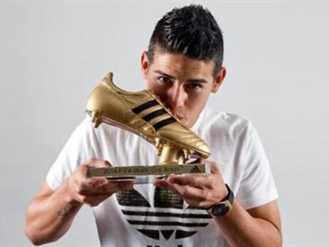 Recibe James Bota de Oro