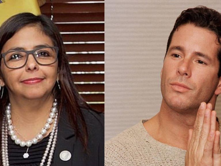 Fernando Carrillo y Delcy Rodríguez