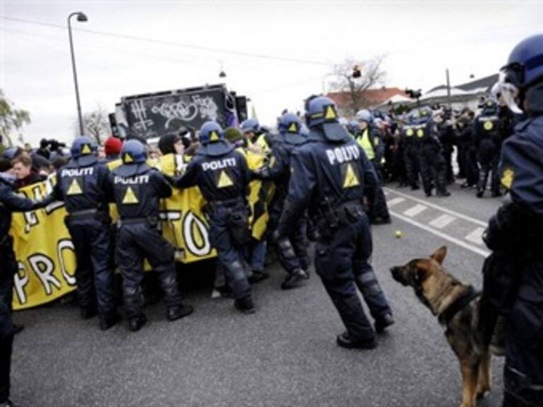 Marchas dejan más de 100 detenidos en Copenhague