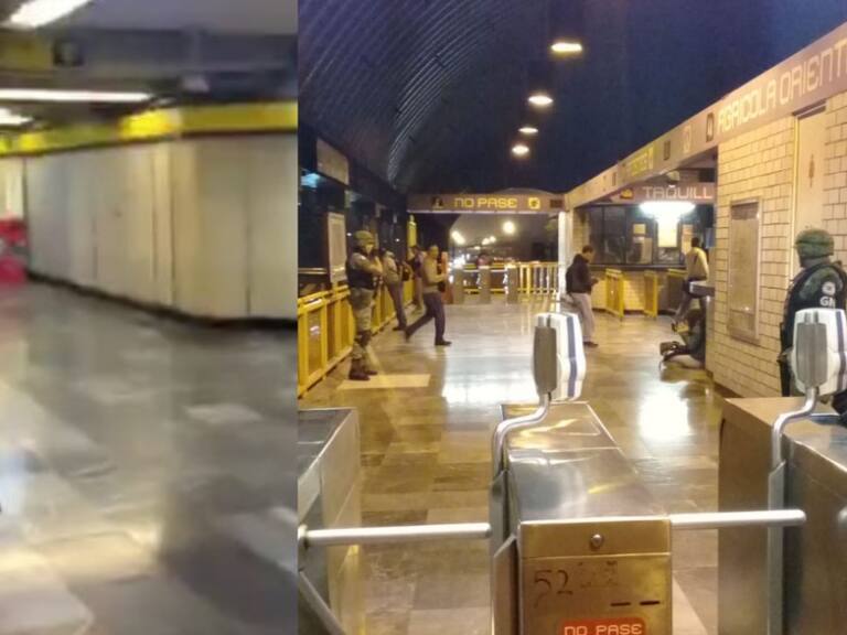 Sorprende la presencia de la Guardia Nacional en el Metro de la CDMX