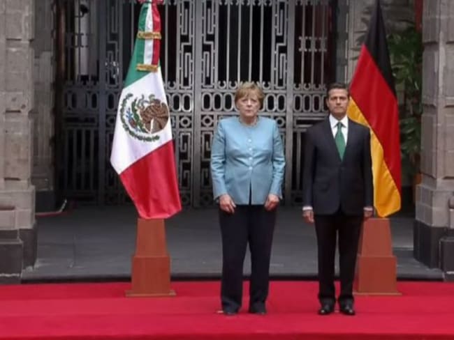 Angela Merkel inicia visita oficial de dos días a México