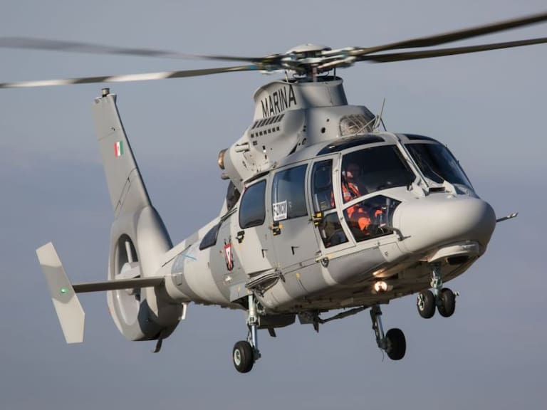 Se desploma helicóptero de la Marina en Veracruz