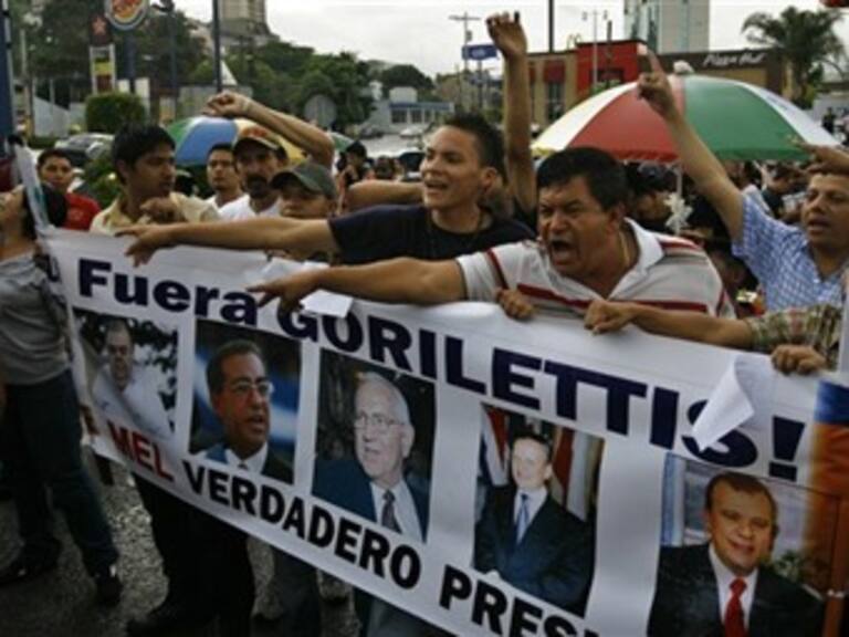 Movilizaciones rivales reflejan división política en Honduras