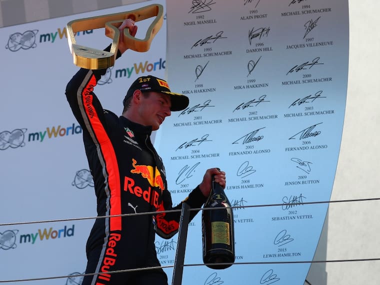 Max Verstappen ganá el Gran Premio de Austria