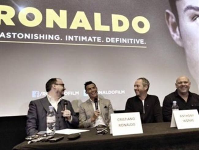 Presenta Cristiano Ronaldo su pelicula en Londres