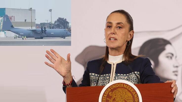 Avión Hércules C-130 de EU capacitó a SSPC y no requirió aval del Senado: Sheinbaum
