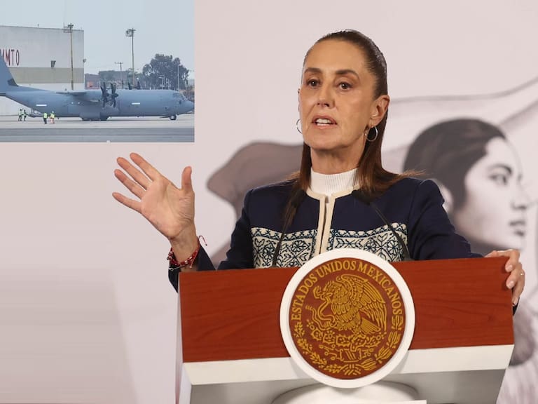 Fue en octubre del año pasado cuando se acordó el aterrizaje del avión Hércules C-130 de la Fuerza Aérea de Estados Unidos al aeropuerto de Toluca, informó la presidenta Claudia Sheinbaum.