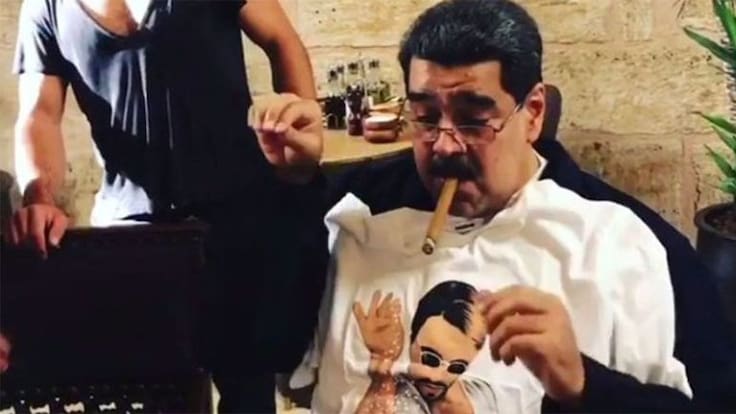 Venezolanos indignados por cena lujosa de Maduro