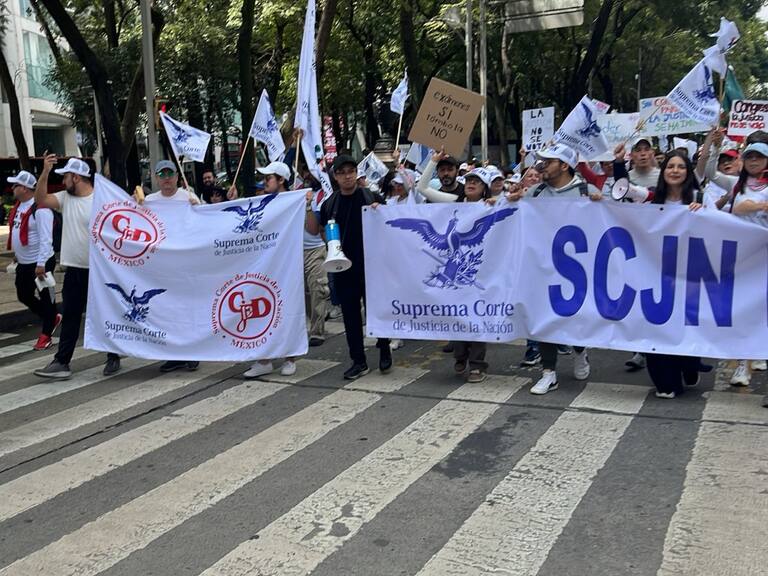Nos vamos a quedar aquí porque no saben de qué está hecho el PJF, trabajadores advierten a senadores