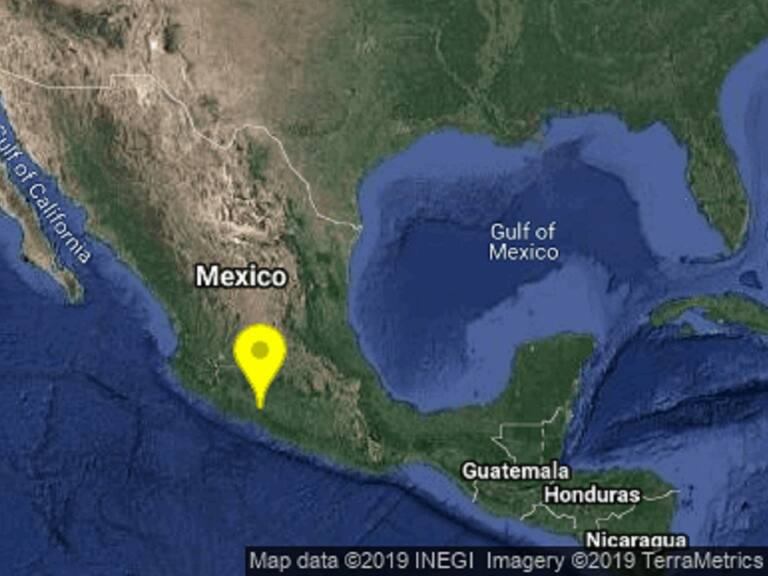 Se registra sismo en Nueva Italia, Michoacán de magnitud 5.1