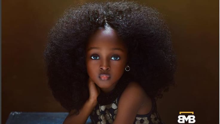 Niña nigeriana, la más bonita del mundo