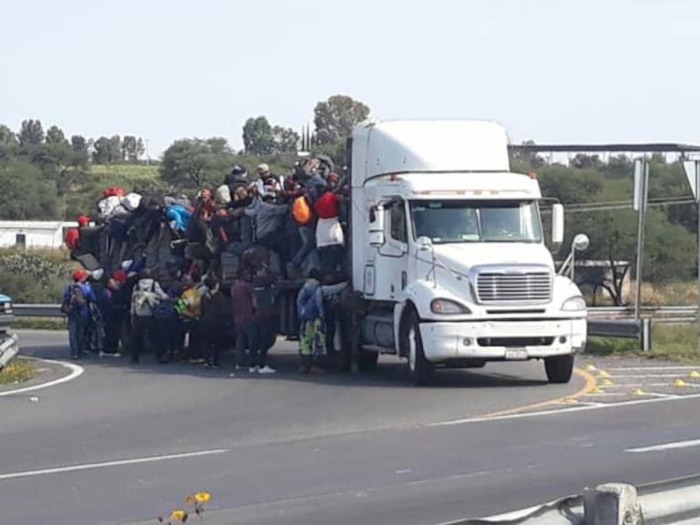 Caravana de migrantes llega a Jalisco