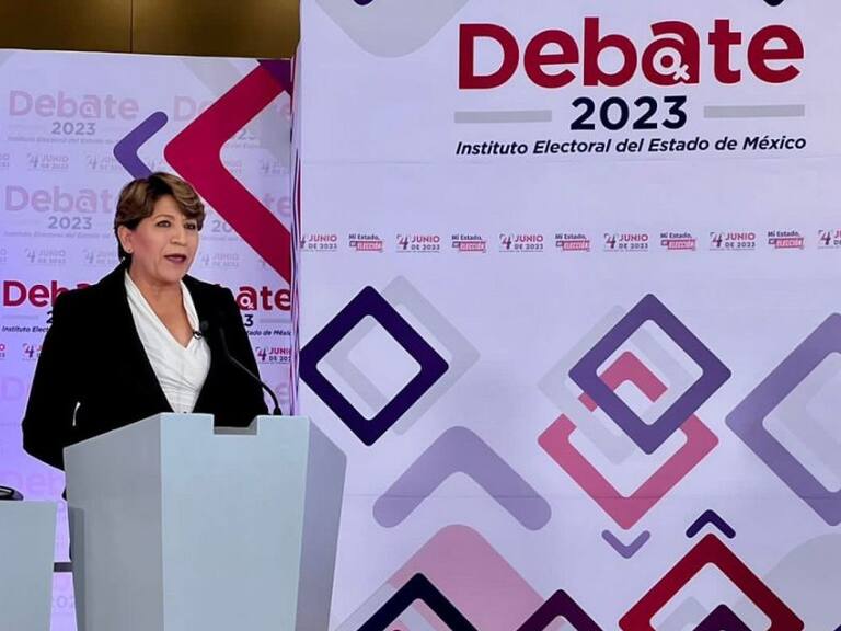 Delfina Gómez gana en el debate