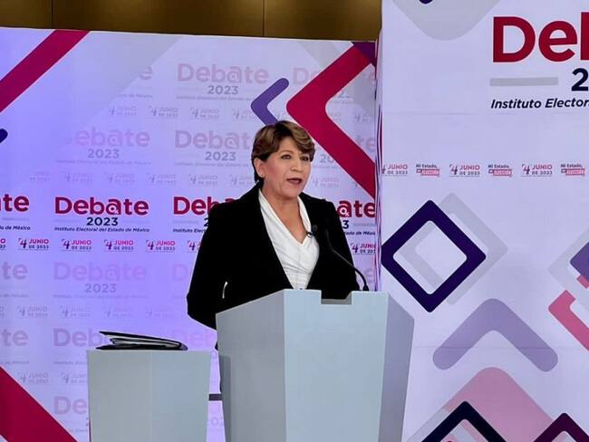 Delfina Gómez gana en el debate
