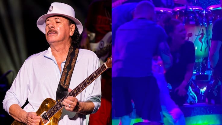 Por esta razón Santana se desmayó durante concierto en Michigan | VIDEOS