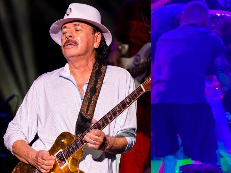 Carlos Santana se desvaneció en pleno concierto de Michigan.