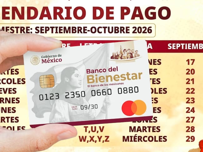 Nuevo calendario pensión Bienestar septiembre-octubre 2026: Fechas tentativas de depósito