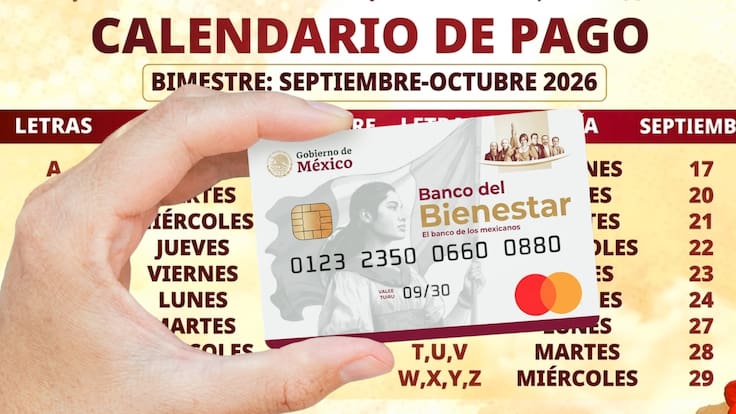 Nuevo calendario pensión Bienestar septiembre-octubre 2026: Fechas tentativas de depósito