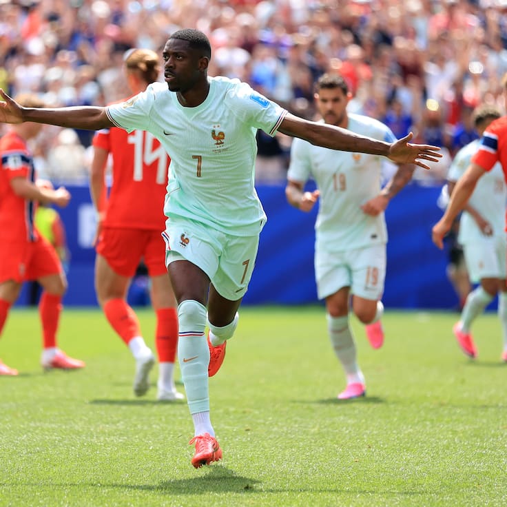 Francia golea a Noruega con Hat-Trick de Dembélé y avanza perfecta en la fase de grupos