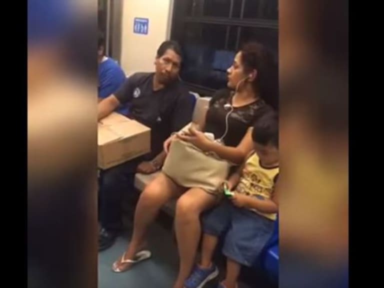 Mujer enfrenta a un hombre que la acosa en el metro de Monterrey