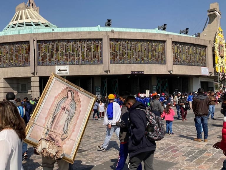 Comienza la llegada de fieles a la Basílica de Guadalupe en CDMX