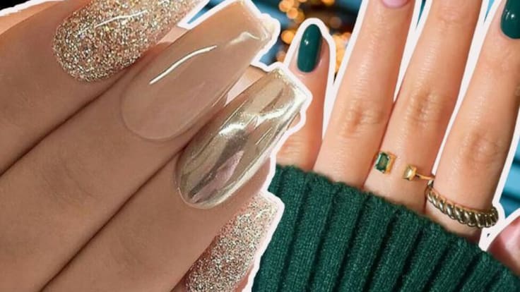 Uñas navideñas 2025: descubre los 5 diseños más populares para esta temporada