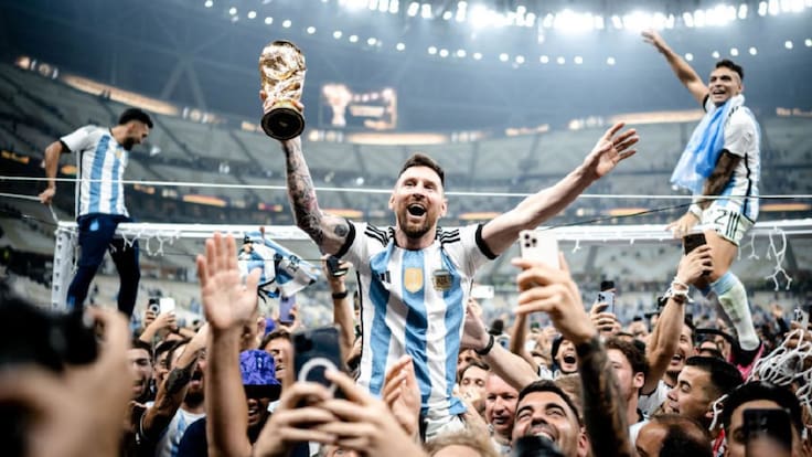 Triunfo de la Selección Argentina es celebrado por AMLO