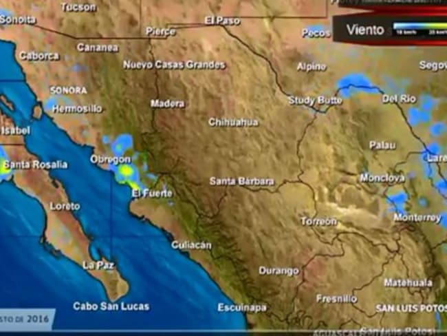 Pronóstico del Tiempo del 16 de agosto
