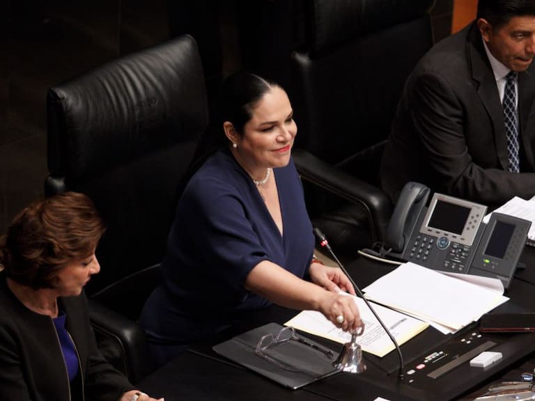 Eligen a Mónica Fernández como presidenta del Senado