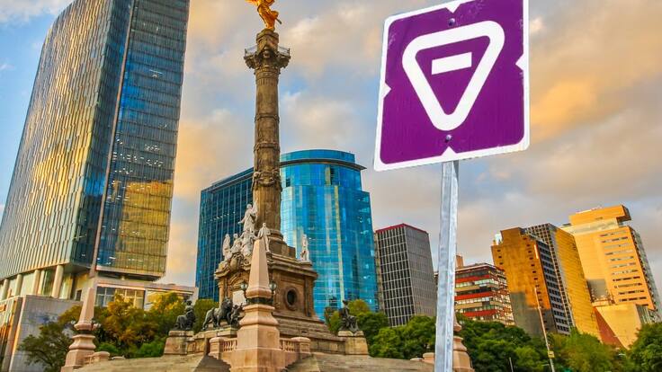 Señalamientos viales morados en CDMX: ¿qué significan y para qué sirven?