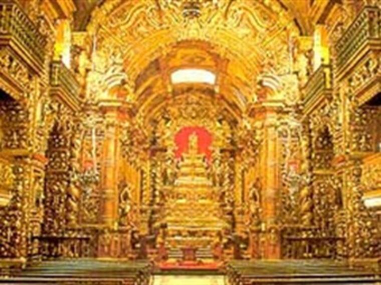 Las iglesias, otro atractivo turístico de Brasil