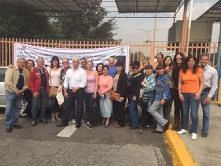 Anuncian plantón  jubilados y ex trabajadores de Mexicana  en Corporativo de BANORTE