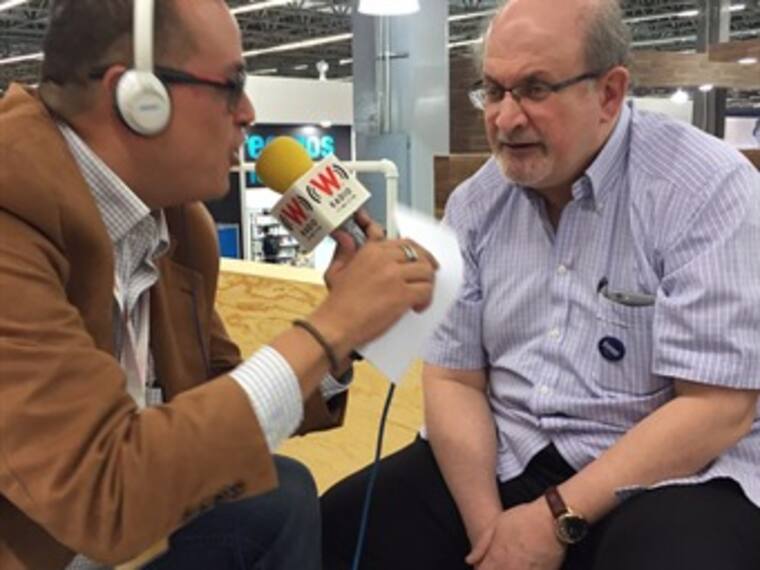 Enrique entrevistó a Salman Rushdie y esto fue lo que le dijo