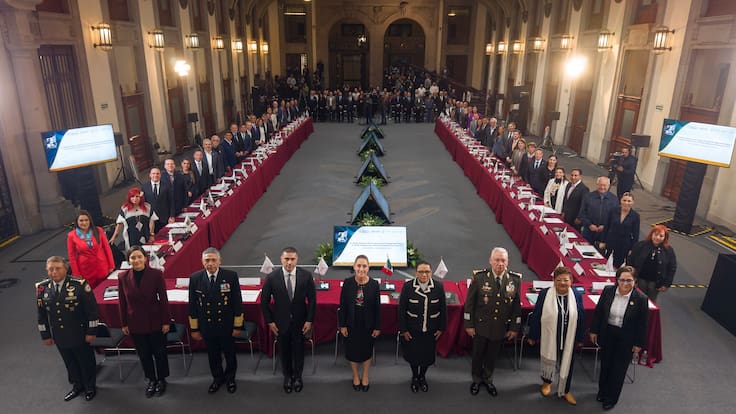 Sheinbaum llama a gobernadores a unir esfuerzos en el combate a la extorsión