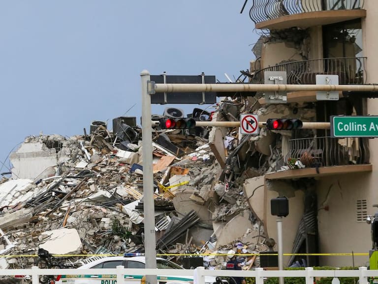 “Grietas y daños estructurales”, causas del colapso de edificio en Florida