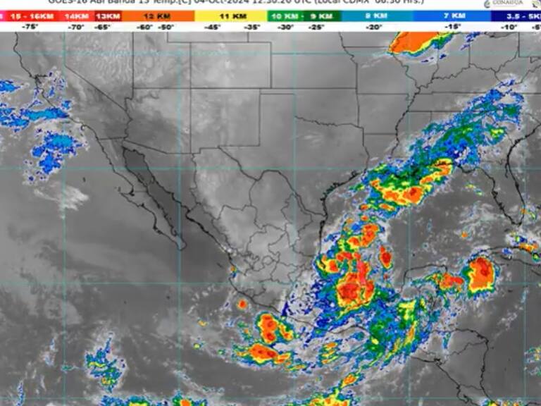 Depresión Tropical Once-E, ¿a qué estados afectará?